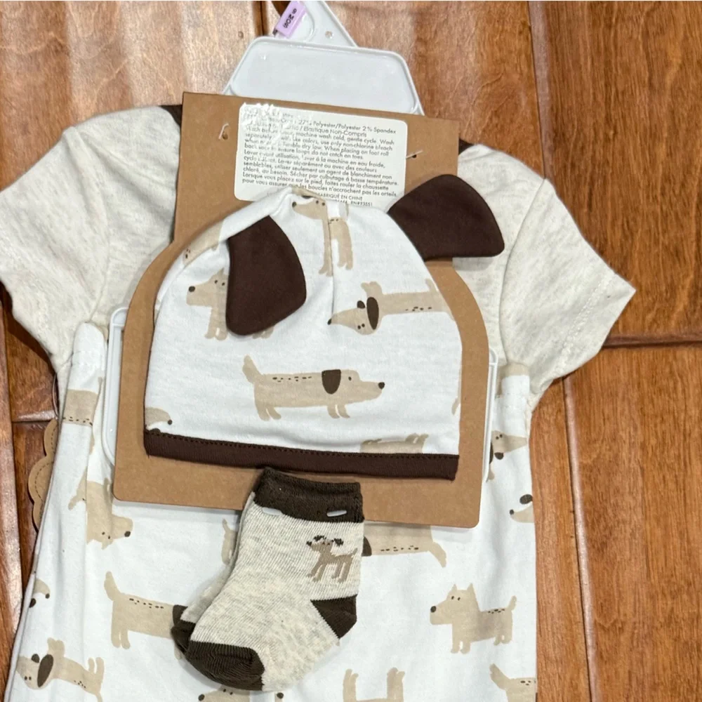 NWT size 9 months Baby Essentials 4 piece set